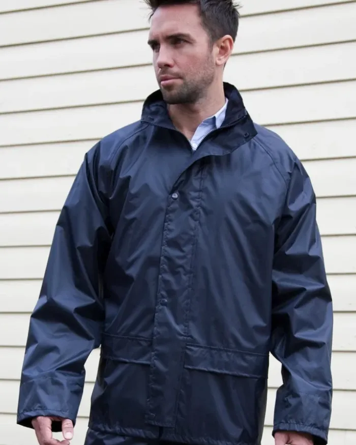 Giacca impermeabile Stormdri nera 100% poliestere antivento