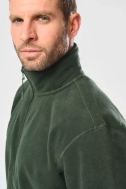 Giacca in micropile full zip uomo