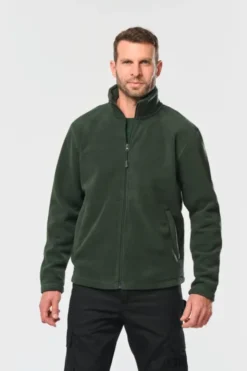 Giacca in micropile full zip uomo
