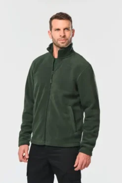 Giacca in micropile full zip uomo