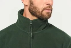 Giacca in micropile full zip uomo