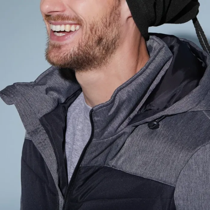 Giacca Invernale Uomo, antivento, cappuccio e tasche zip