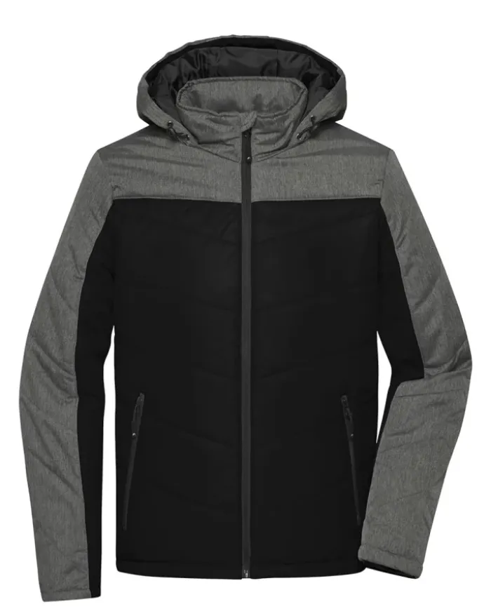 Giacca Invernale Uomo, antivento, cappuccio e tasche zip