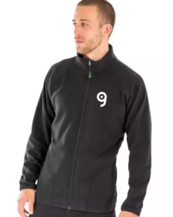 Giacca micropile riciclato eco YKK uomo/donna, zip lunga