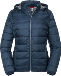 Giacca Nano Donna Nera con Cappuccio BranoTech, Leggera e Elegante