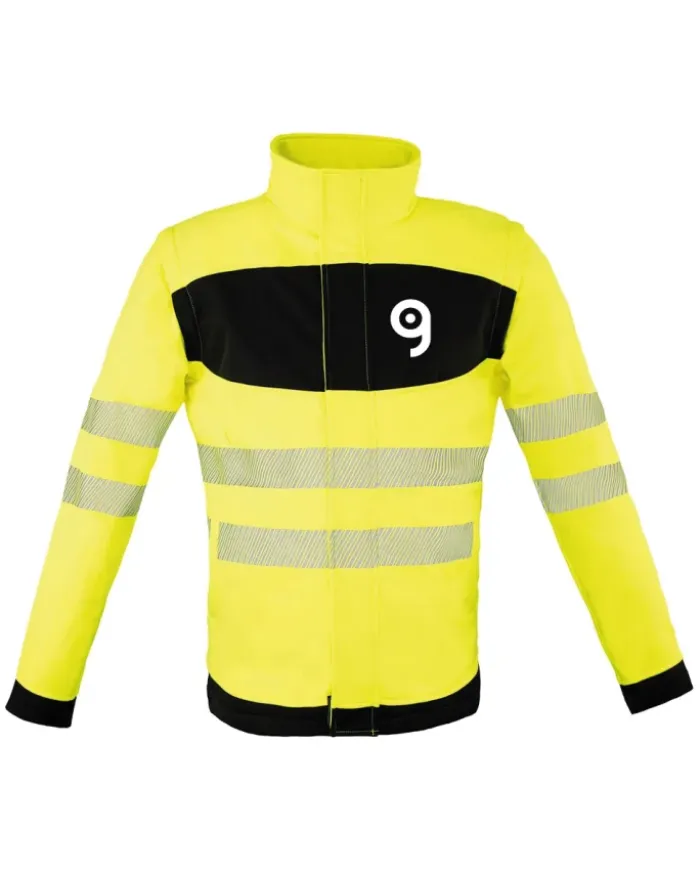 Giacca Softshell Alta Visibilità Classe 3 Giallo Fluo