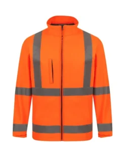 Giacca Softshell alta visibilità Arancione EN ISO 20471 | 100% Poliest