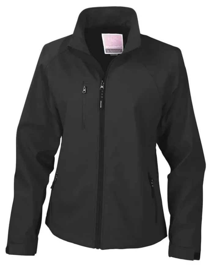 Giacca Softshell donna Base Layer antivento idrorepellente