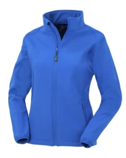 Giacca Softshell Donna TOPGREEN® Riciclata 2 Strati Slim Fit Nera