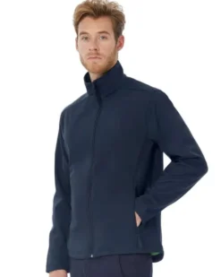 Giacca Softshell Slim Fit 2 Strati Uomo 300g Antivento Impermeabile
