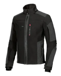 Giacca Soft Shell stretchnera antivento lavoro slim fit
