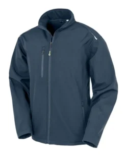 Giacca softshell uomo green YKK, 3 strati, riflettente |