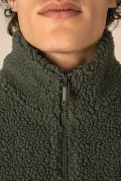Giacca uomo senza maniche in sherpa