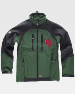 Giacca Workshell Antivento UomoNera Raglan 3XL Disponibile