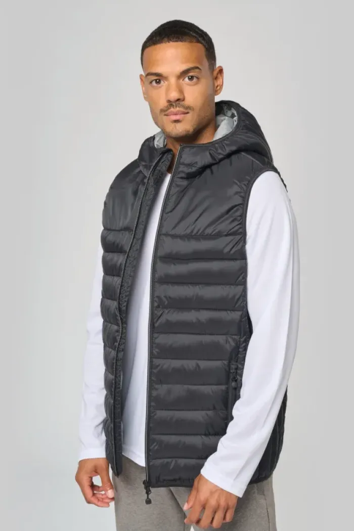 Gilet adulto con cappuccio