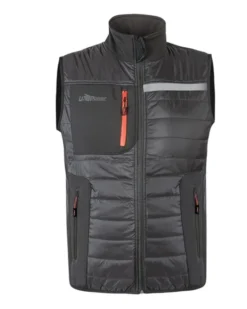 Gilet da lavoro imbottito Wall neroantivento