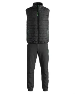 Gilet imbottito Eolo personalizzabile + Pantalone da lavoro scirocco AZ700, personalizzabile