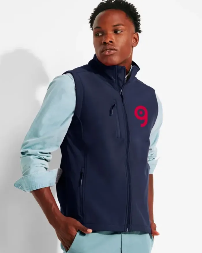 Gilet Quebec softshell uomo doppio strato con zip