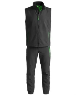 Gilet softshell Ponente personalizzabile + Pantalone da lavoro scirocco AZ700, personalizzabile