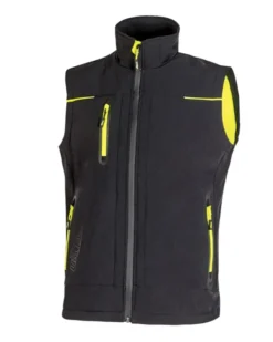Gilet Universe Softshell Slim Fit in RPET, Bambù e Feltro