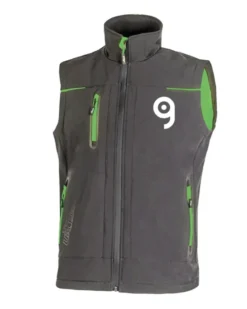 Gilet Universe Softshell Slim Fit in RPET, Bambù e Feltro