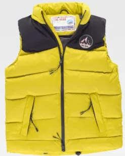 Gilet uomo imbottito con cappuccio personalizzabile per aziende