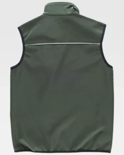 Gilet Workshell Antivento Riflettente, Taglie 3XL
