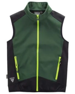 Gilet Workshell Uomo Antivento Traspirante Nero Isolante