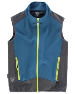 Gilet Workshell Uomo Antivento Traspirante Nero Isolante