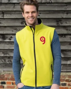 Giubbotto smanicato softshell uomoantivento regular fit