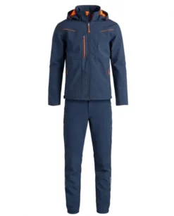 Giubbotto Softshell Tramontana Uomo + Pantalone da lavoro scirocco AZ700, personalizzabile