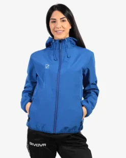 Giubbotto Softshell Unisex, Zip, Cappuccio, 100% Poliestere