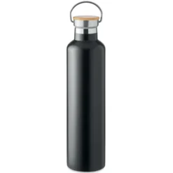 HELSINKI LARGE Thermos 1L Acciaio Inox Bamboo