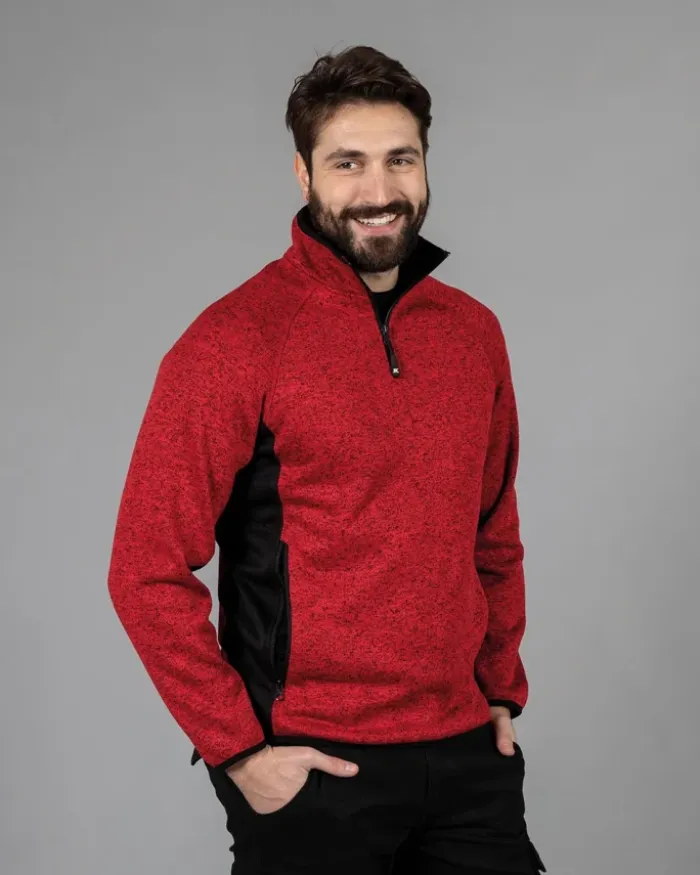 James Ross Knitted Fleece Maribor uomo, calda e morbida