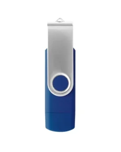 Jolly-Duo 16GB USB OTG Pen Drive Twist Alluminio Soft Touch