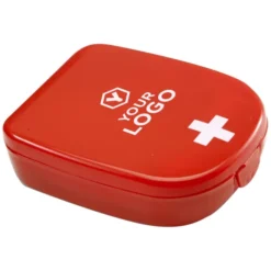 Kit di pronto soccorso mila | valigetta di plastica | rossa con croce bianca