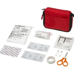 Kit Primo Soccorso EN13485 in Nylon Rosso 19 Pezzi