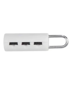 Lucchetto Rosso Metallo1,7x6cm con Combinazione Valigia