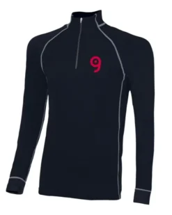 Maglia Termica Alpin da Lavoro, Zip, Uomo, 100% Polipropilene