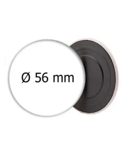 Magnete rotondo metallo 56 mm Argento |- 30g