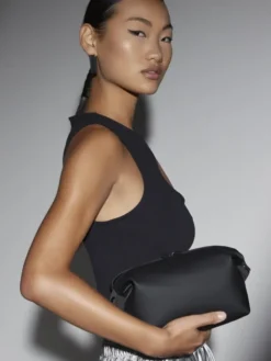 Matte pu accessory pouch