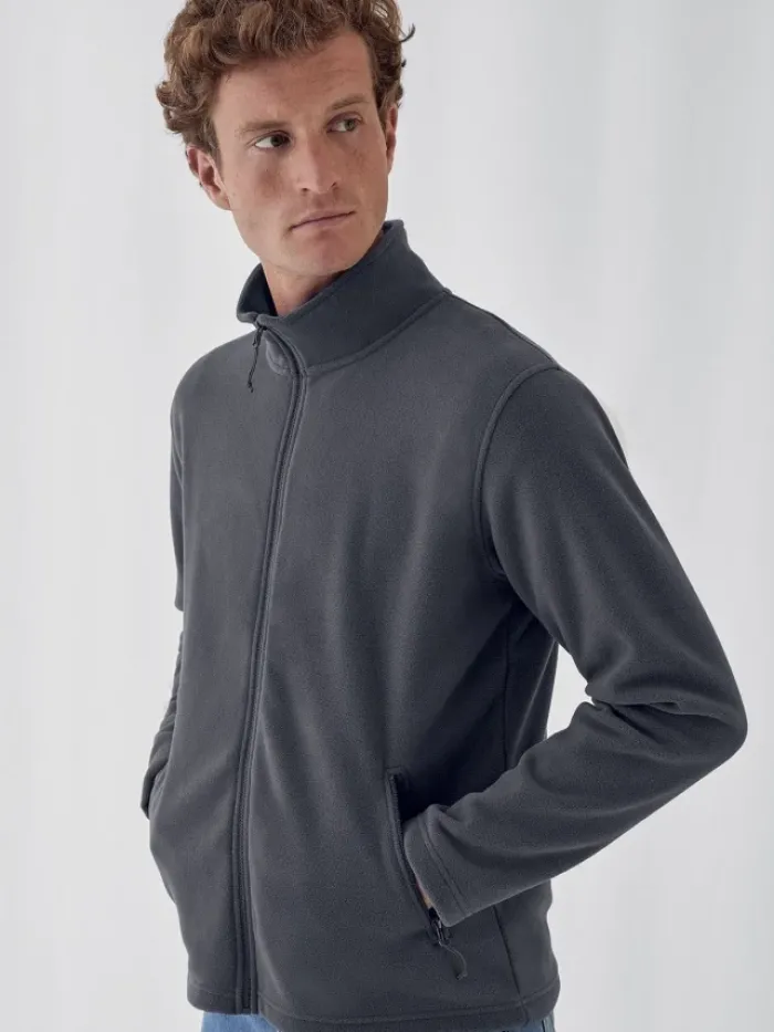 Micropile Uomo 280g/m² con Zip Lunga, Antipilling |