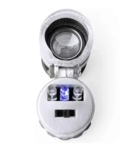 Microscopio Dicson 60X LED UV per smartphone con custodia nera