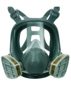 3M Maschera Pieno Facciale 6000 Trasparente Antipolvere Protezione
