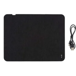 Mousepad e supporto per cellulare in r-pet, con caricabatterie wireles