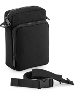Multipocket Modulr™ Pochette 1L Nera con Clip, Tracolla e Rete