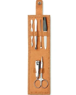 NAILKIT CORK Set Manicure 6 Pezzi Acciaio e Sughero