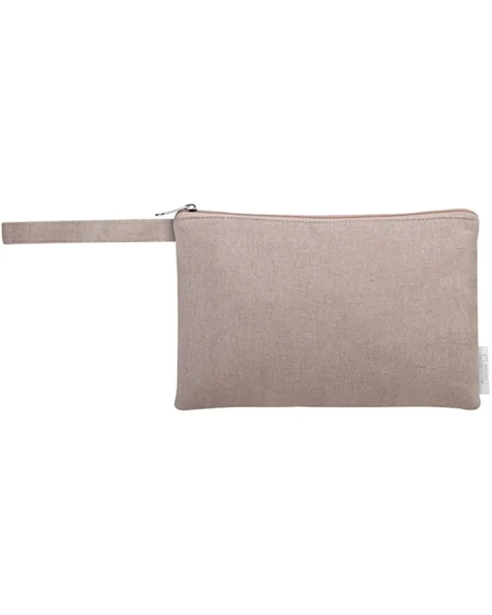 Necessaire Camille in cotone riciclato con laccio