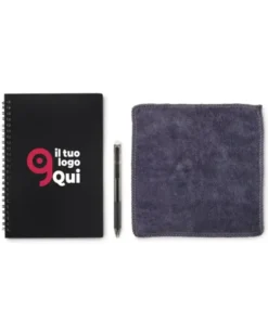 NOBUUK Notebook A5 Riutilizzabile in Cartone Riciclato con Penna