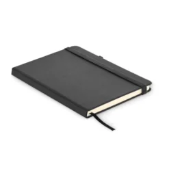 Notebook A5 eco-friendly ARPU, pelle riciclata, 192p, portapenne